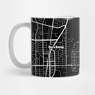 Boca Raton Florida Map | Map Of Boca Raton Florida | Boca Raton Map Mug